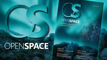 Graphic showing front cover of OpenSpace magazine