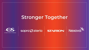 Image which displays the logos of CS Group, Sopra Steria, Starion and Nexova